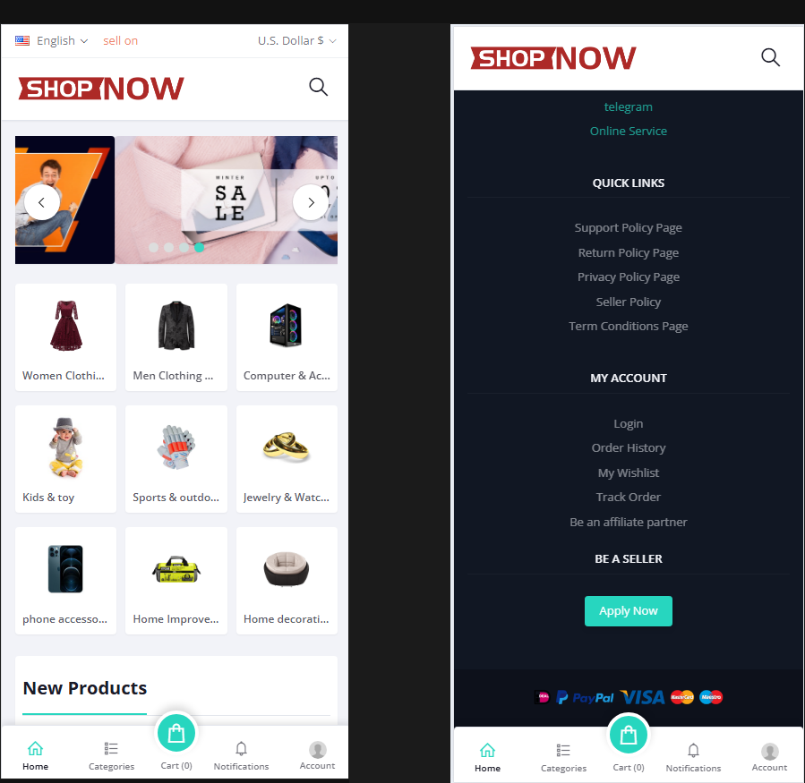 商城多语言shopnow